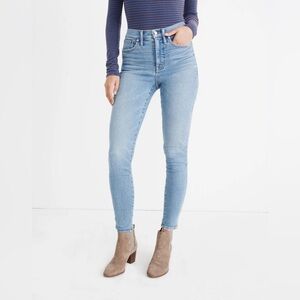 Madewell 10” High-Rise Skinny Jeans in Hamden Wash. Size 28. NWT!